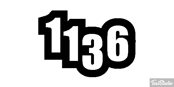 1136 Text effect