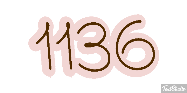 1136 Text effect