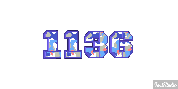 1136 Text effect