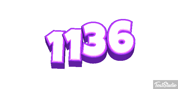 1136 Text effect