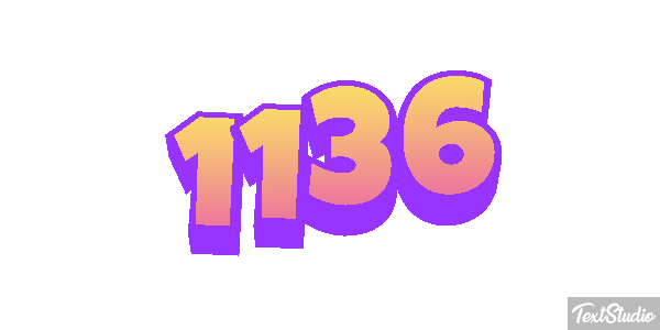 1136 Text effect