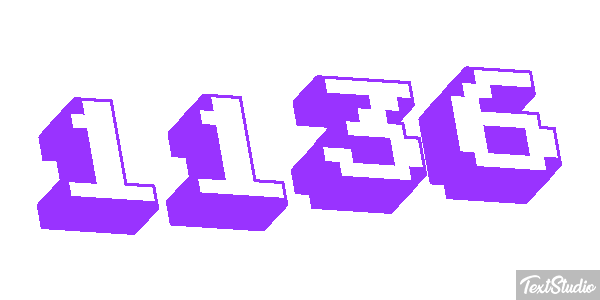 1136 Text effect