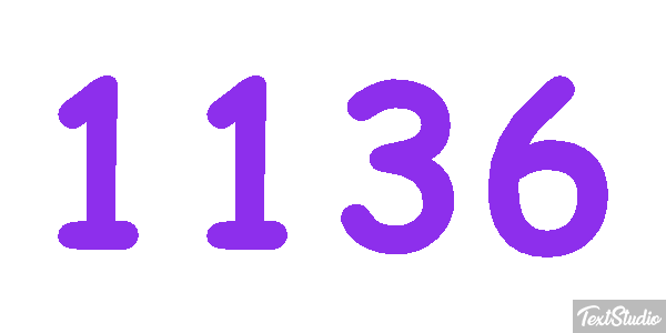 1136 Text effect