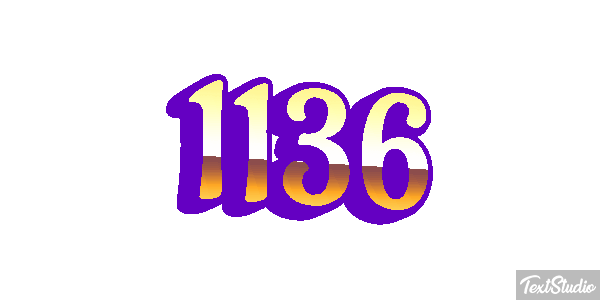 1136 Text effect