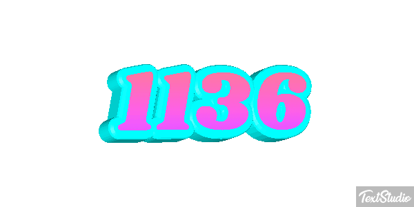 1136 Text effect