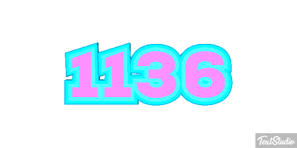1136 Text effect