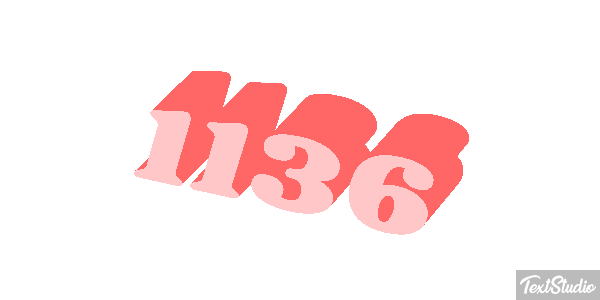 1136 Text effect