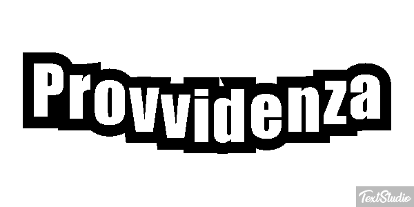 Provvidenza Text effect