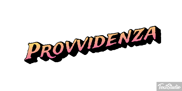 Provvidenza Text effect