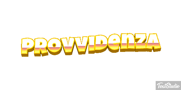 Provvidenza Text effect