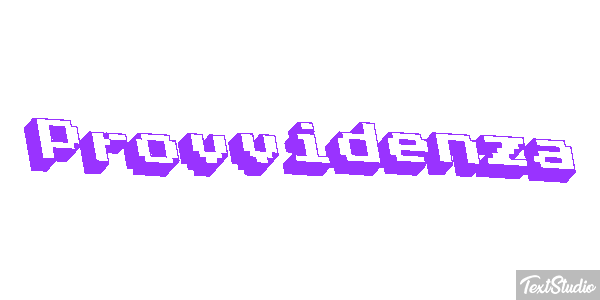 Provvidenza Text effect