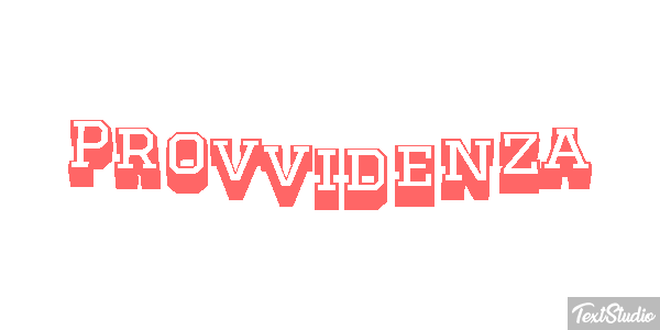 Provvidenza Text effect