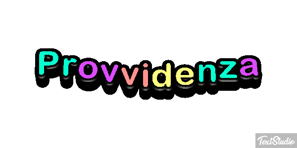 Provvidenza Text effect