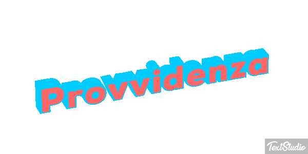 Provvidenza Text effect