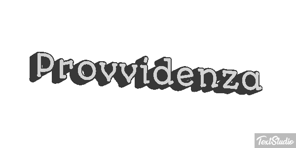 Provvidenza Text effect