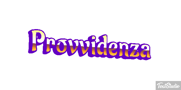 Provvidenza Text effect