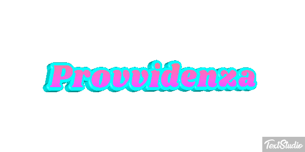 Provvidenza Text effect
