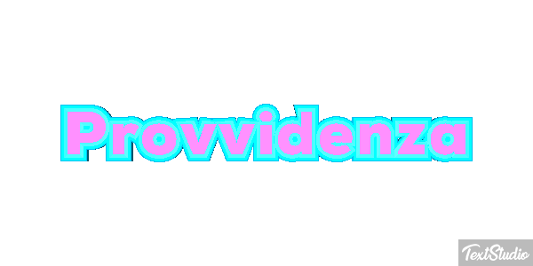 Provvidenza Text effect