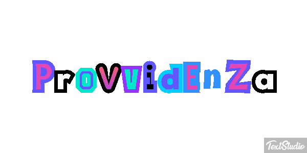 Provvidenza Text effect