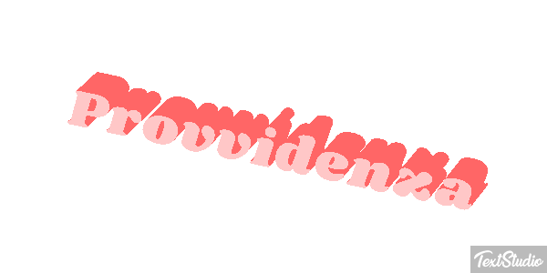 Provvidenza Text effect