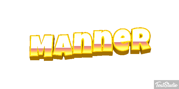 Manner Texteffekt