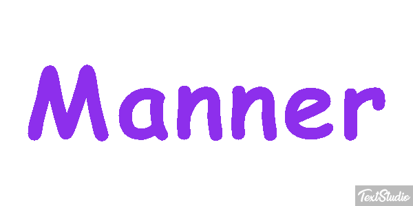 Manner Texteffekt