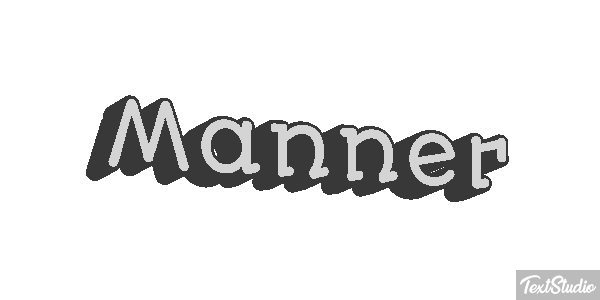 Manner Texteffekt