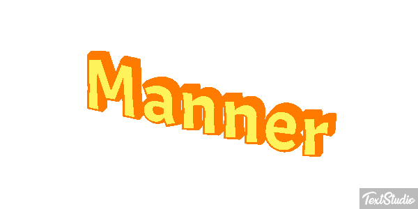 Manner Texteffekt