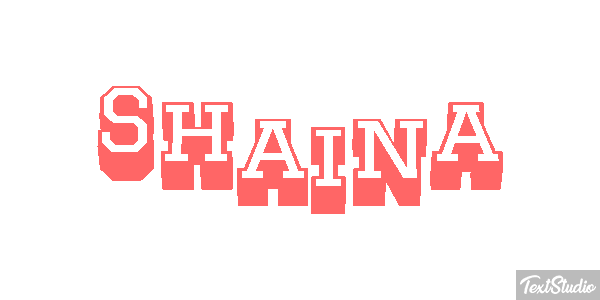 Shaina Efeito do texto