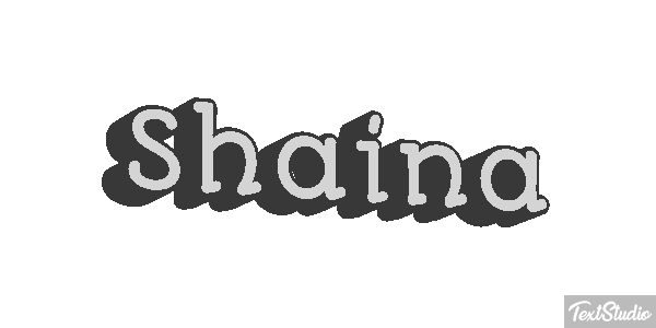 Shaina Efeito do texto