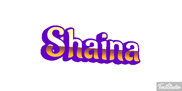 Shaina Efeito do texto