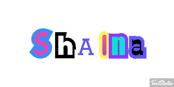 Shaina Efeito do texto