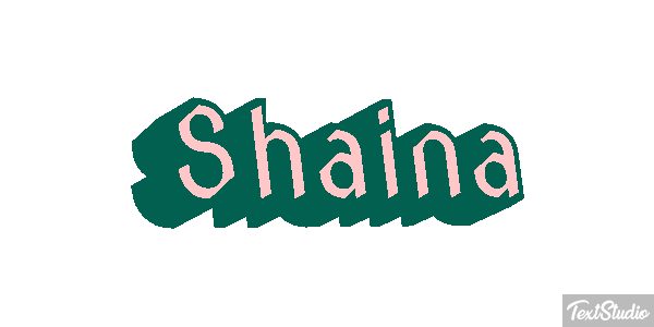 Shaina Efeito do texto