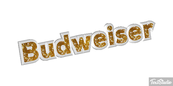 Budweiser テキスト効果