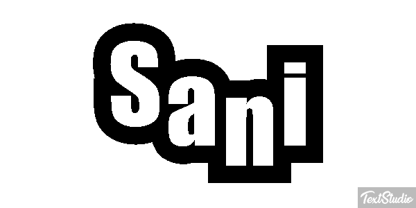 Sani Текстовый эффект