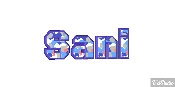 Sani Текстовый эффект
