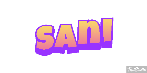 Sani Текстовый эффект