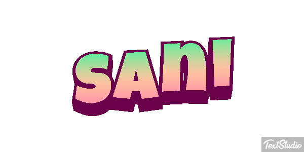 Sani Текстовый эффект