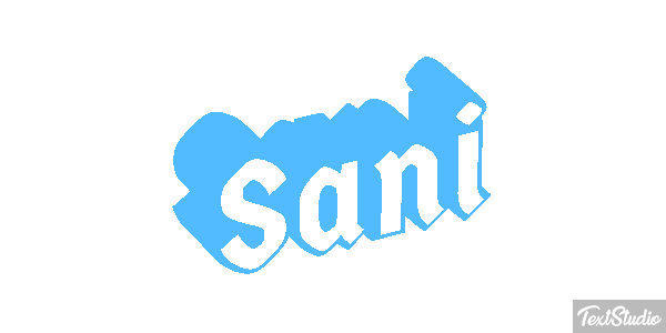 Sani Текстовый эффект
