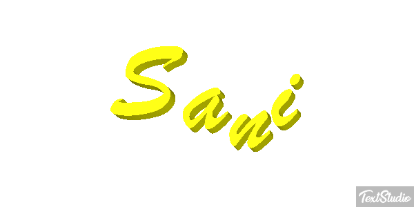 Sani Текстовый эффект