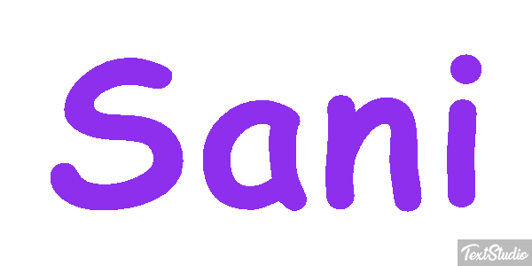 Sani Текстовый эффект