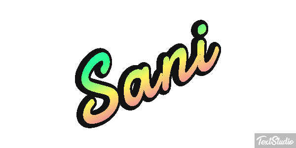 Sani Текстовый эффект