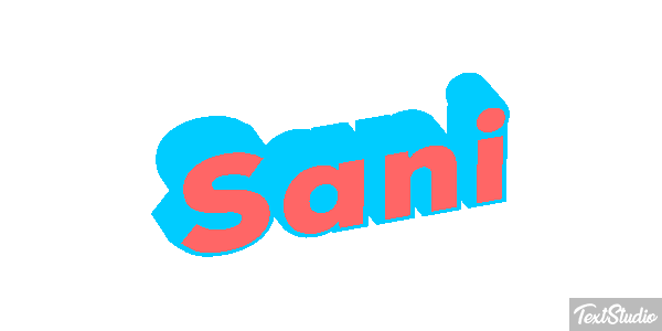 Sani Текстовый эффект