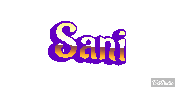 Sani Текстовый эффект