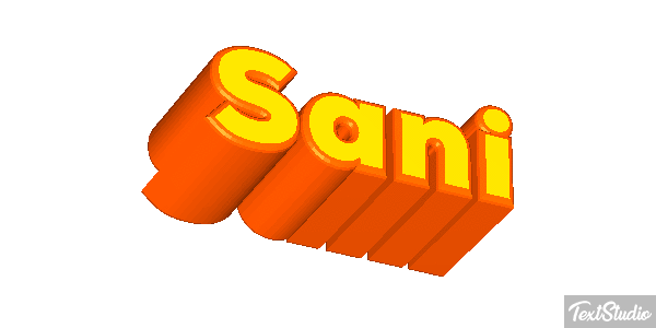 Sani Текстовый эффект
