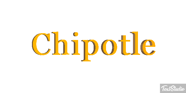 Chipotle Effetto testo