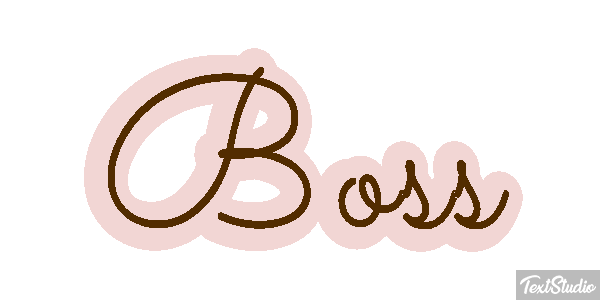 Boss Texteffekt