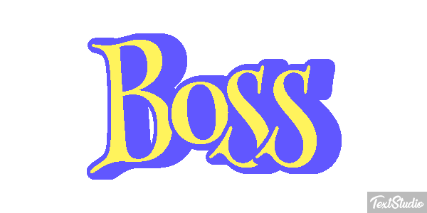 Boss Texteffekt