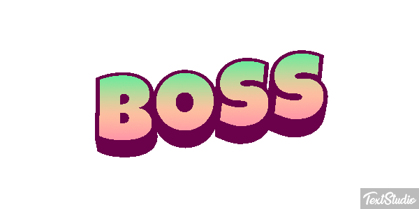 Boss Texteffekt