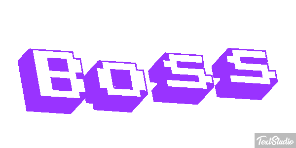 Boss Texteffekt